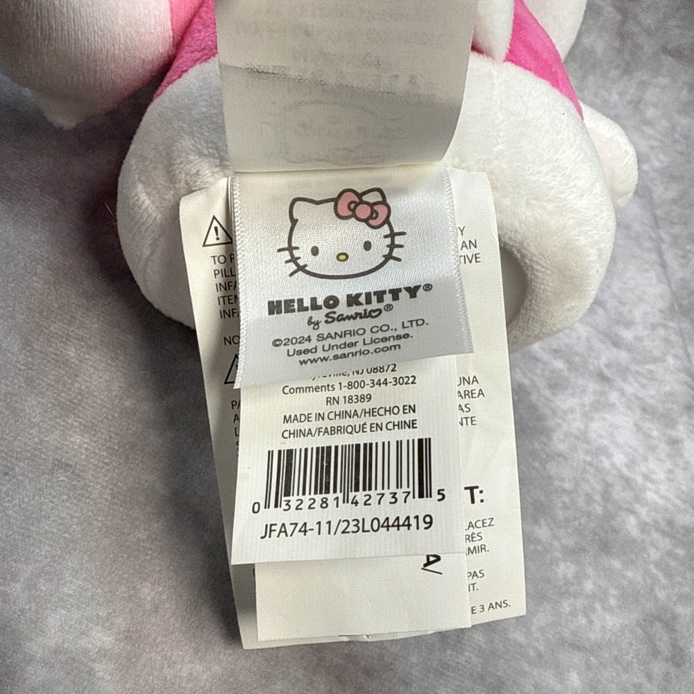 Sanrio Hello Kitty Plush Coin Bank -Jay Franco Piggy Bank NWOT 8.5" - Picture 8 of 9